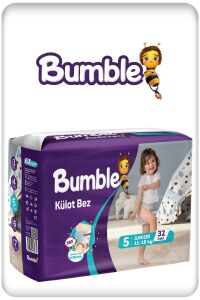 Bumble 5 Numara Junior Külot Bebek Bezi 32 Adet 11-18 Kg