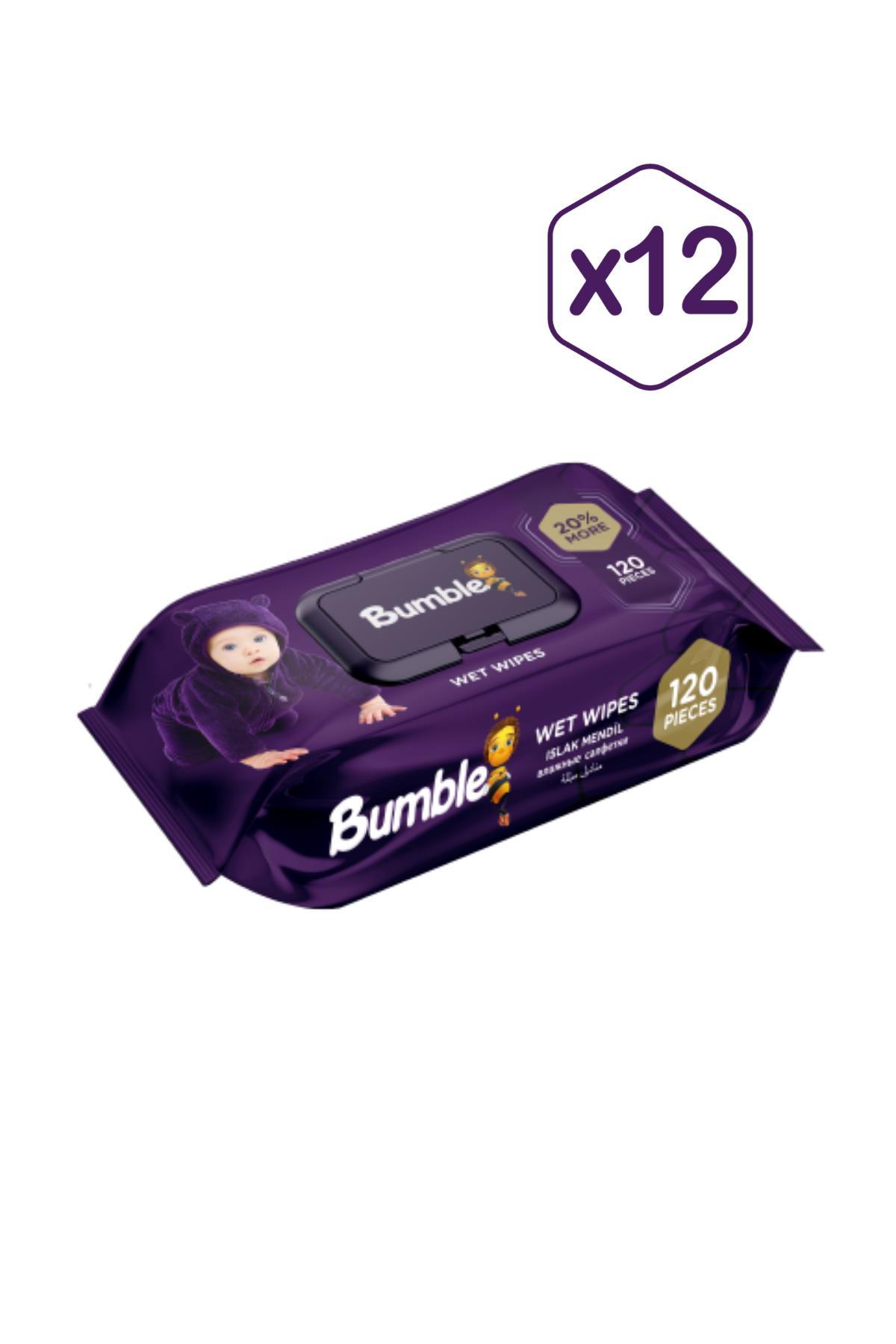 Bumble Baby Islak Mendil 120'li Eko Paket 12'li