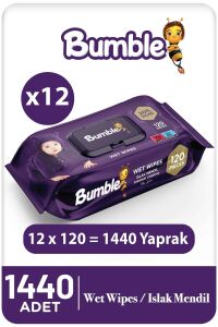 Bumble Baby Islak Mendil 120'li Eko Paket 12'li