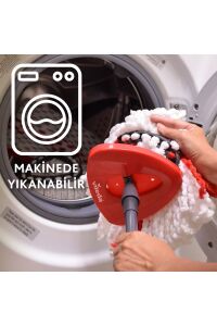 Vileda Turbo 2in1 Üçgen Başlık Mikrofiber Yedek Paspas x 2 Adet