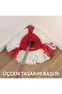 Vileda Turbo 2in1 Üçgen Başlık Mikrofiber Yedek Paspas