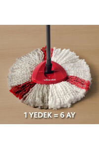 Vileda Turbo 2in1 Üçgen Başlık Mikrofiber Yedek Paspas