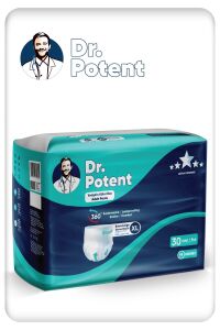 Dr.Potent Emici Külot XL Beden (Ekstra Büyük Boy) 30 Adet