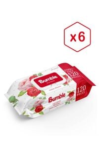 Bumble Gülün Rüyası Islak Mendil 120'li Paket 6'lı