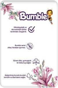 Bumble Hanımeli Islak Mendil 120'li Eko Paket 6'lı