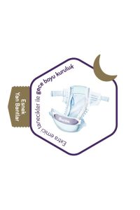 BUMBLE 2 Numara Mini Bebek Bezi Eko 4'lü Paket 176 Adet | 3-6 Kg