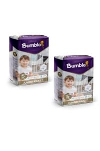 Bumble 5 Numara Junior Bebek Bezi Jumbo Paket 104 Adet | 11-18 Kg