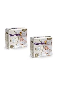 Bumble 2 Numara  Mini Bebek Bezi Jumbo Paket 160 Adet | 3-6 Kg