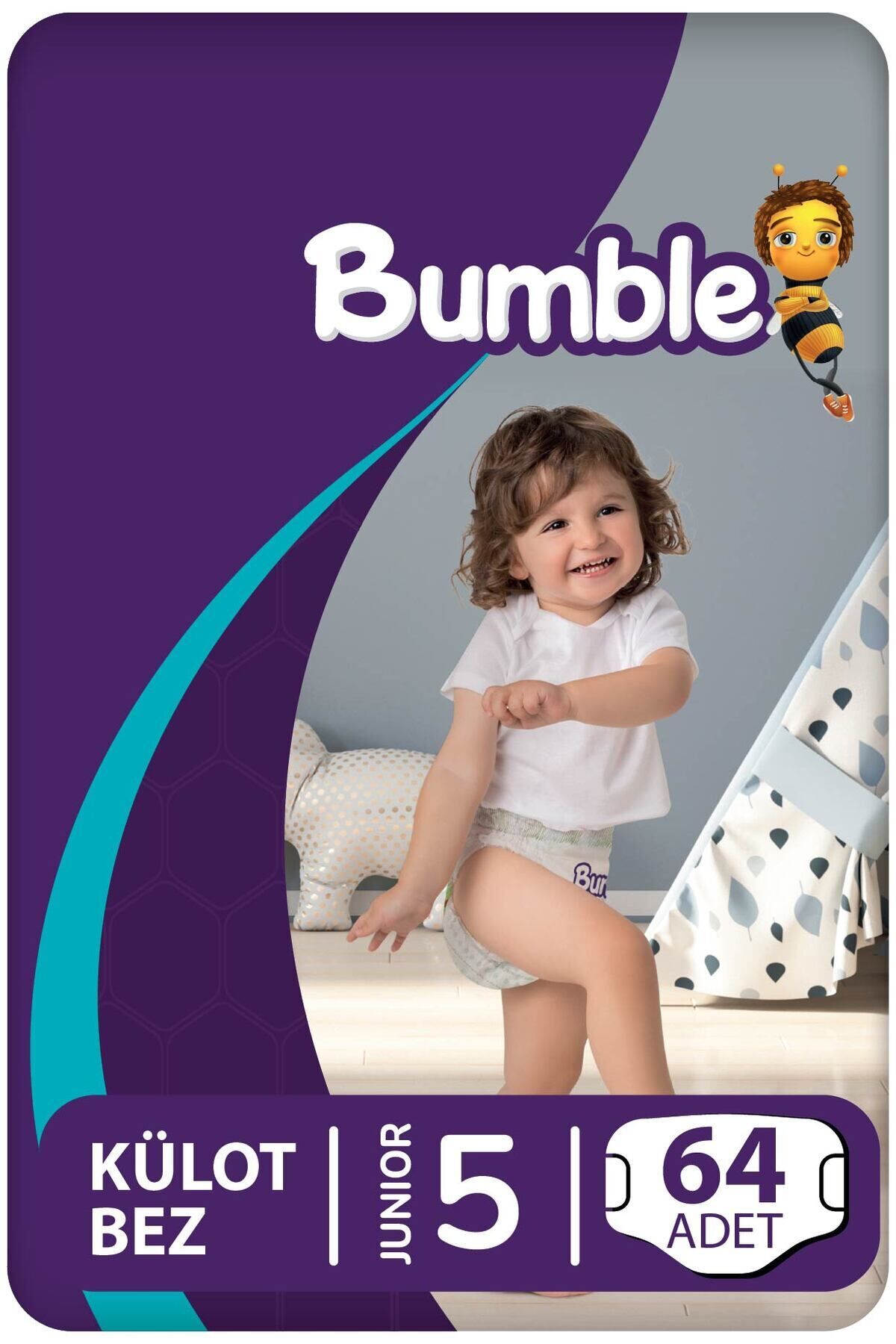 Bumble 5 Numara Junıor Külot Bebek Bezi 64 Adet 11-18 Kg