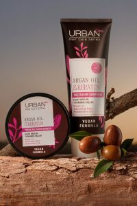 Urban Care Argan Yağı & Keratin Besleyici ve Kırılma Karşıtı Duş Öncesi Saç Bakım Maskesi-vegan-50ml