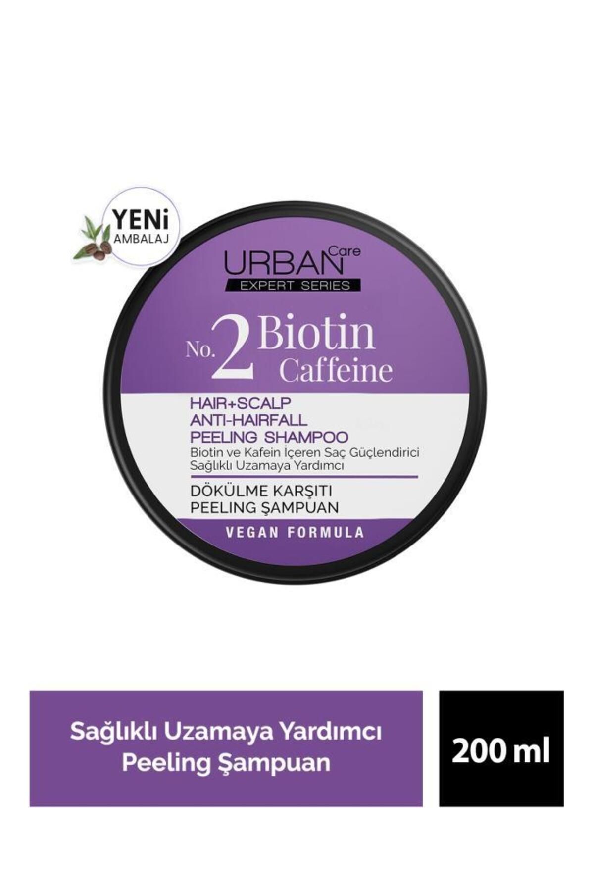 URBAN CARE NO:BİOTİN CAFFEİNE PEELING  200MLx24