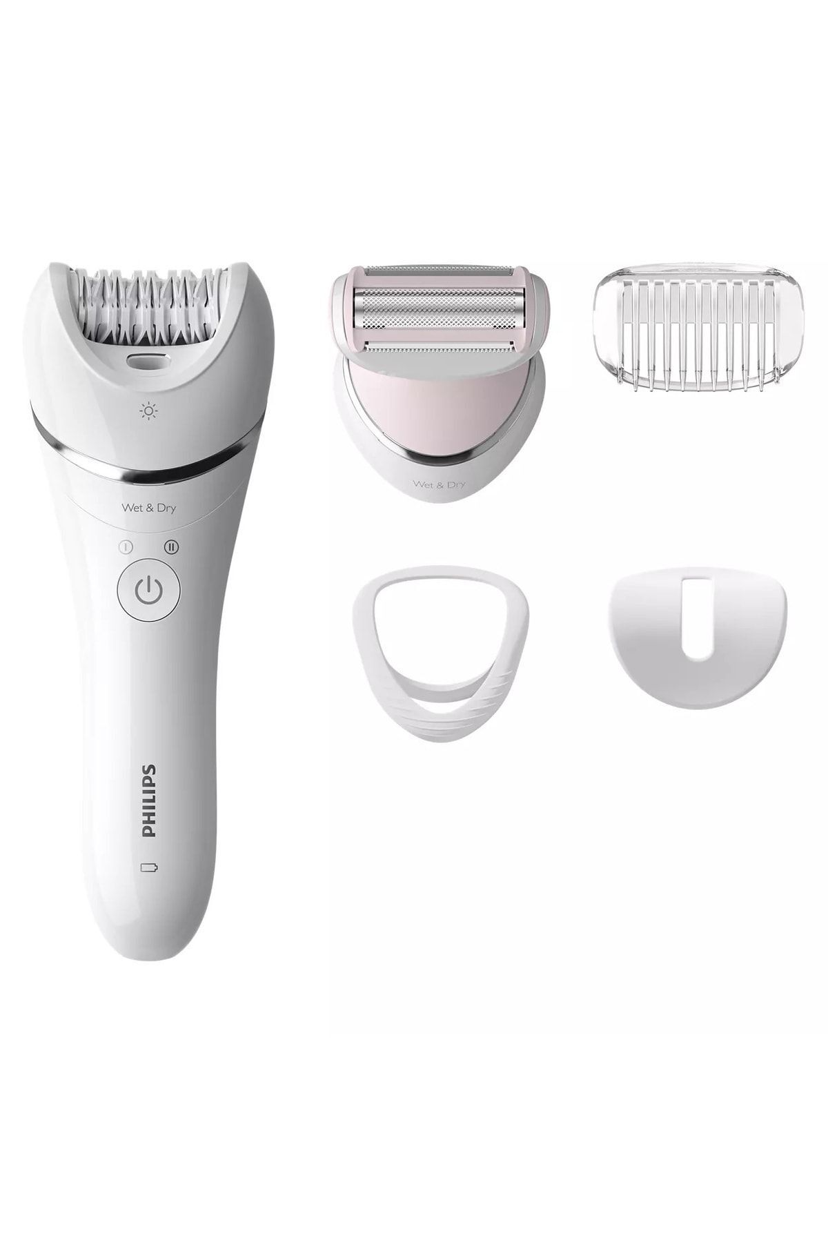 Philips BRE710/05 Epilatör (Yüz+Koltuk altı+Bikini Bölgesi+Bacak)Islak Ve Kuru,Işıklı,Kablosuz