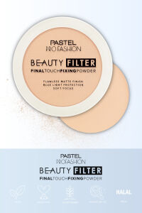 Pastel Beauty Filter Fixing 01 Fair Transparent 11 gr Sabitleyici Transparan Pudra