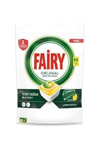 Fairy Hepsi Bir Arada 60 Yıkama Bulaşık Makinesi Deterjanı Kapsülü/tableti Limon Kokulu