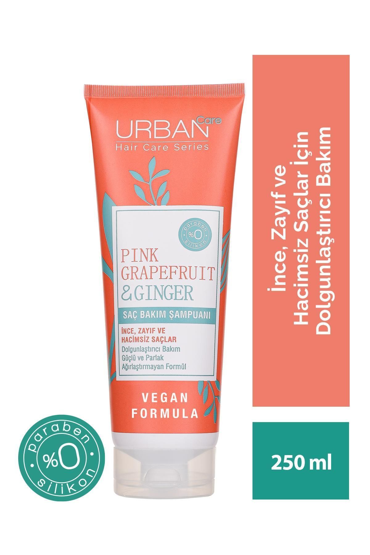URBAN CARE PINK GRAPEFRUIT&CINGER SAÇ ŞAM 250MLx24