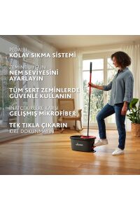 Vileda Turbo 2in1 Pedallı Temizlik Seti