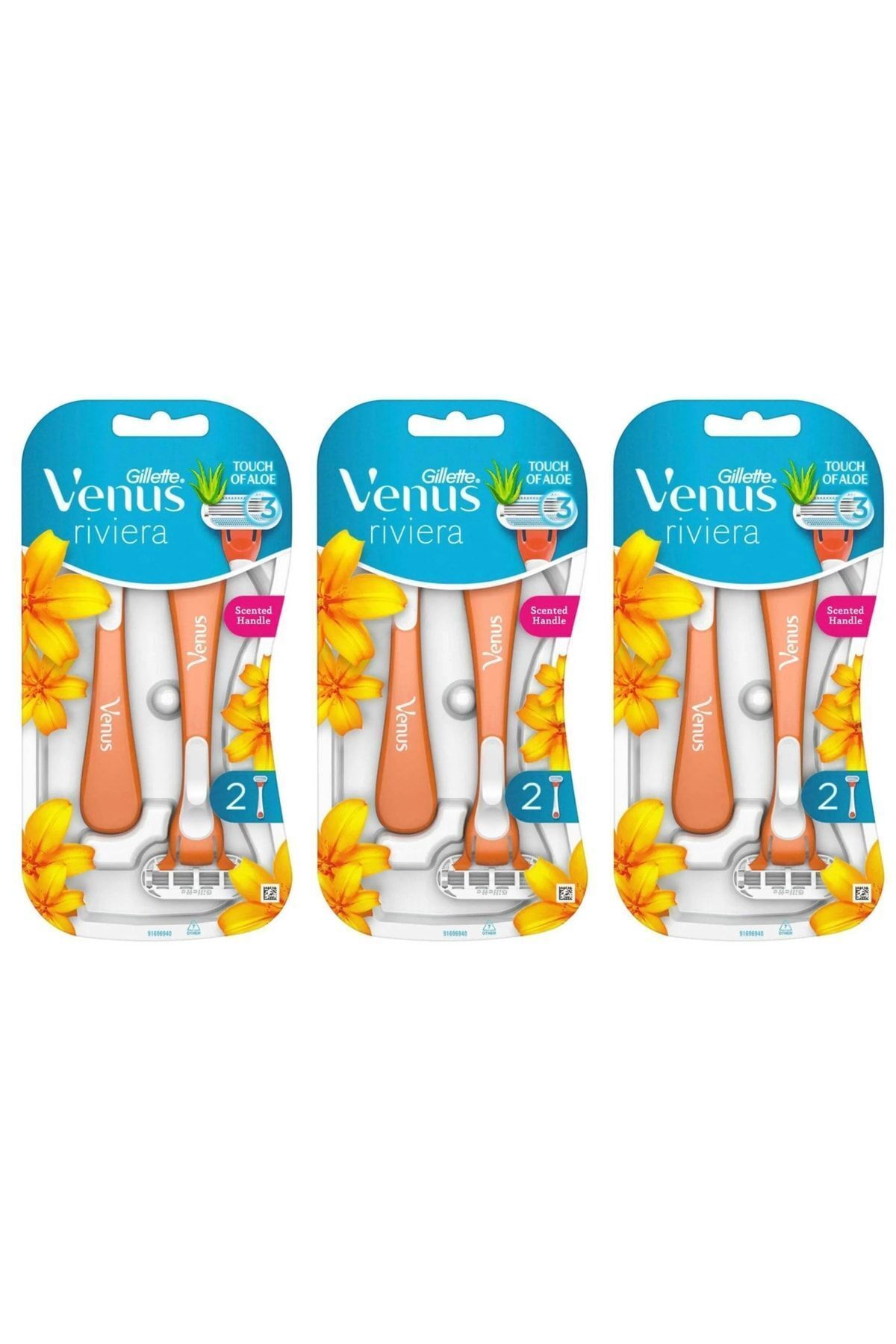 Gillette Venus Riviera Kullan At 2'li 3 Adet Kadın Tıraş Bıçağı