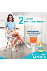 Gillette Venus Riviera Kadın Tıraş Bıçağı 6'lı (2x3)