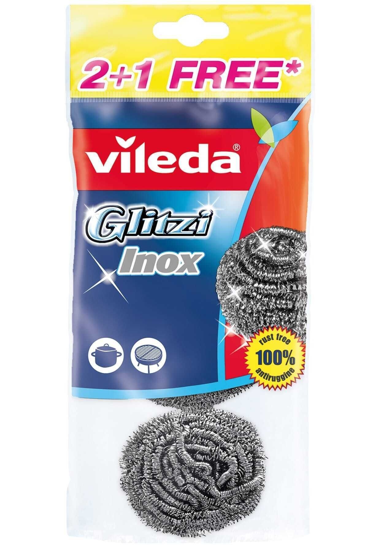 Vileda Glitzi Inox Paslanmaz Çelik Bulaşık Teli 3 Al 2 Öde