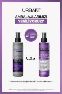 Urban Care Expert Biotin ve Kafein Dökülme Karşıtı Peeling Şampuan Tonik 3lü Set-vegan
